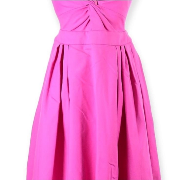 NWT Armani Collezioni Twist Front Dress. Pink. Size 12 - Picture 7 of 8
